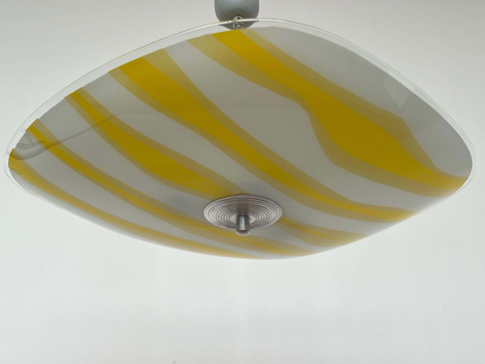 Mid Century Design Glass Pendant By Napako, Czechoslovakia, 1970s. photo buy