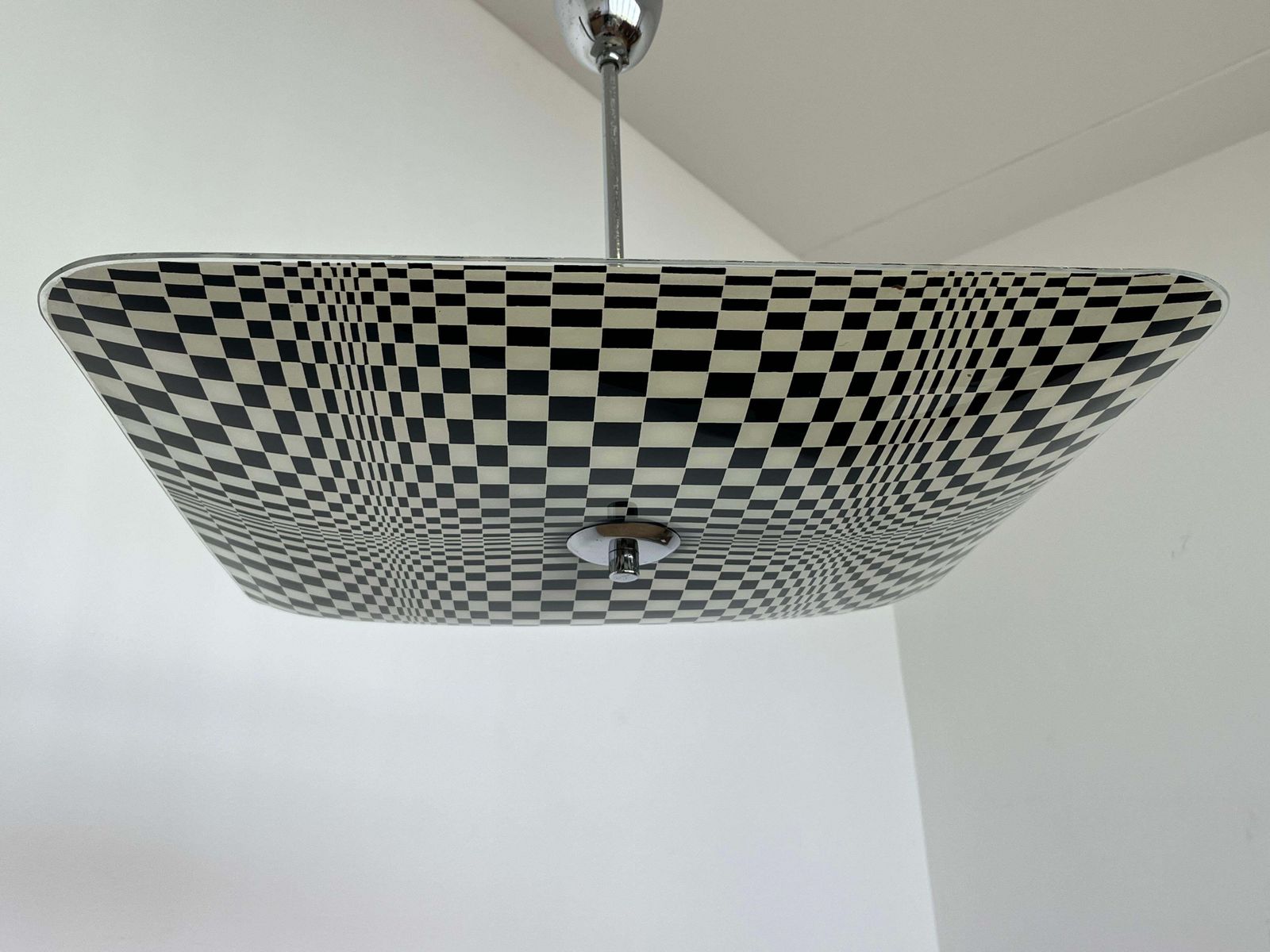 Mid Century Design Glass Pendant By Napako, Czechoslovakia, 1970s. photo buy