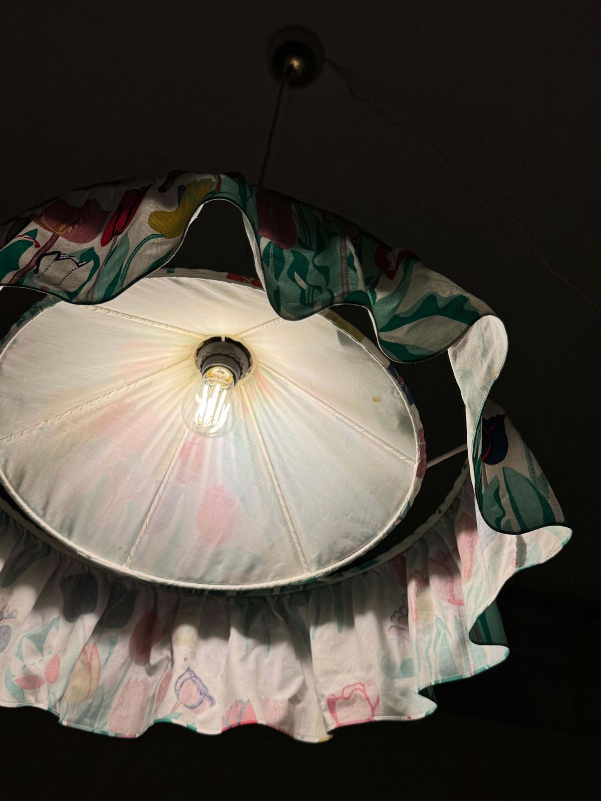 Tulip Fabric Pendant Lamp Desiged By Josef Frank For, Svenskt Tenn photo 1946.0
