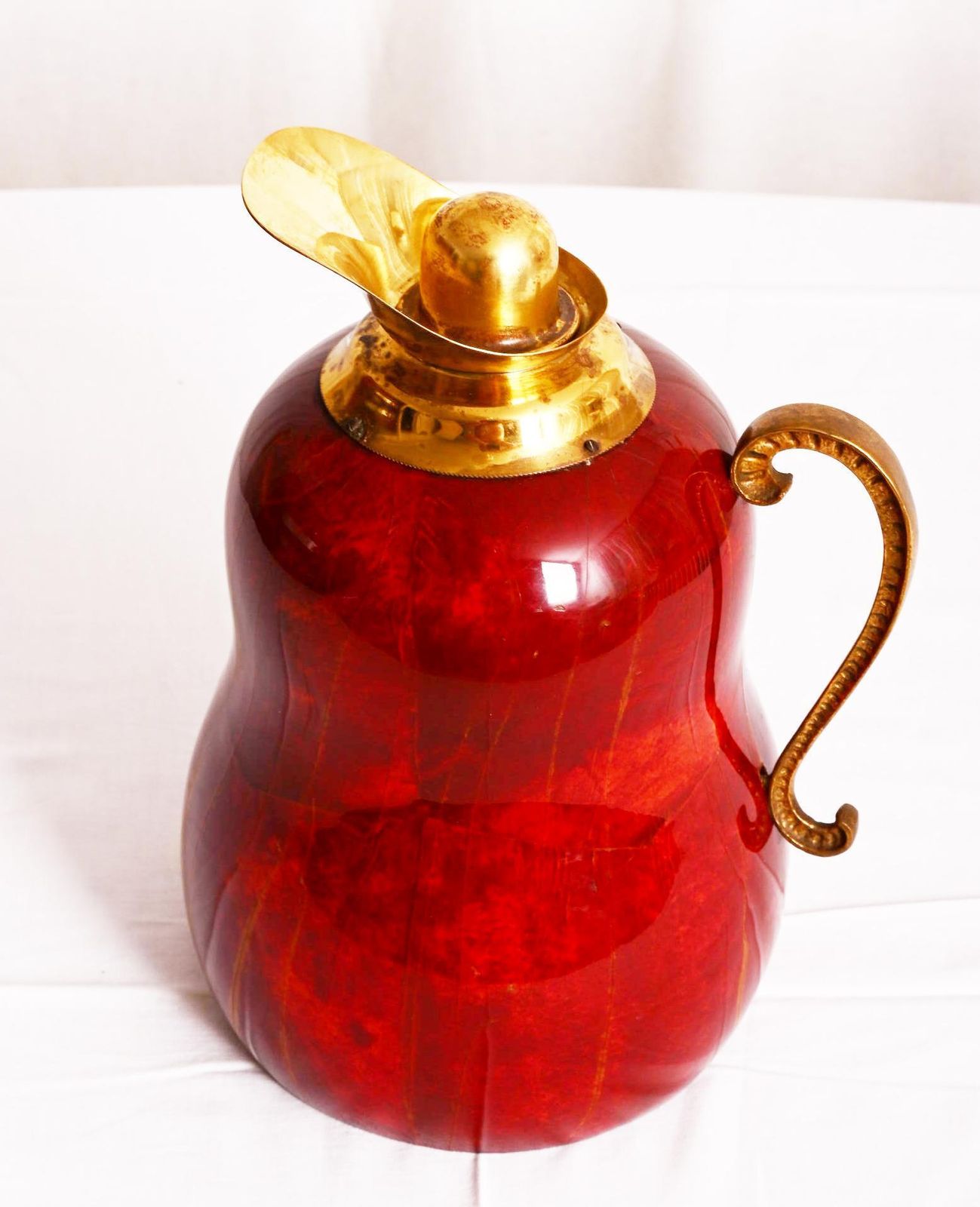 Aldo Tura Perkament Barware Thermos Designed Ca. Jaren 1950 photo 605.0