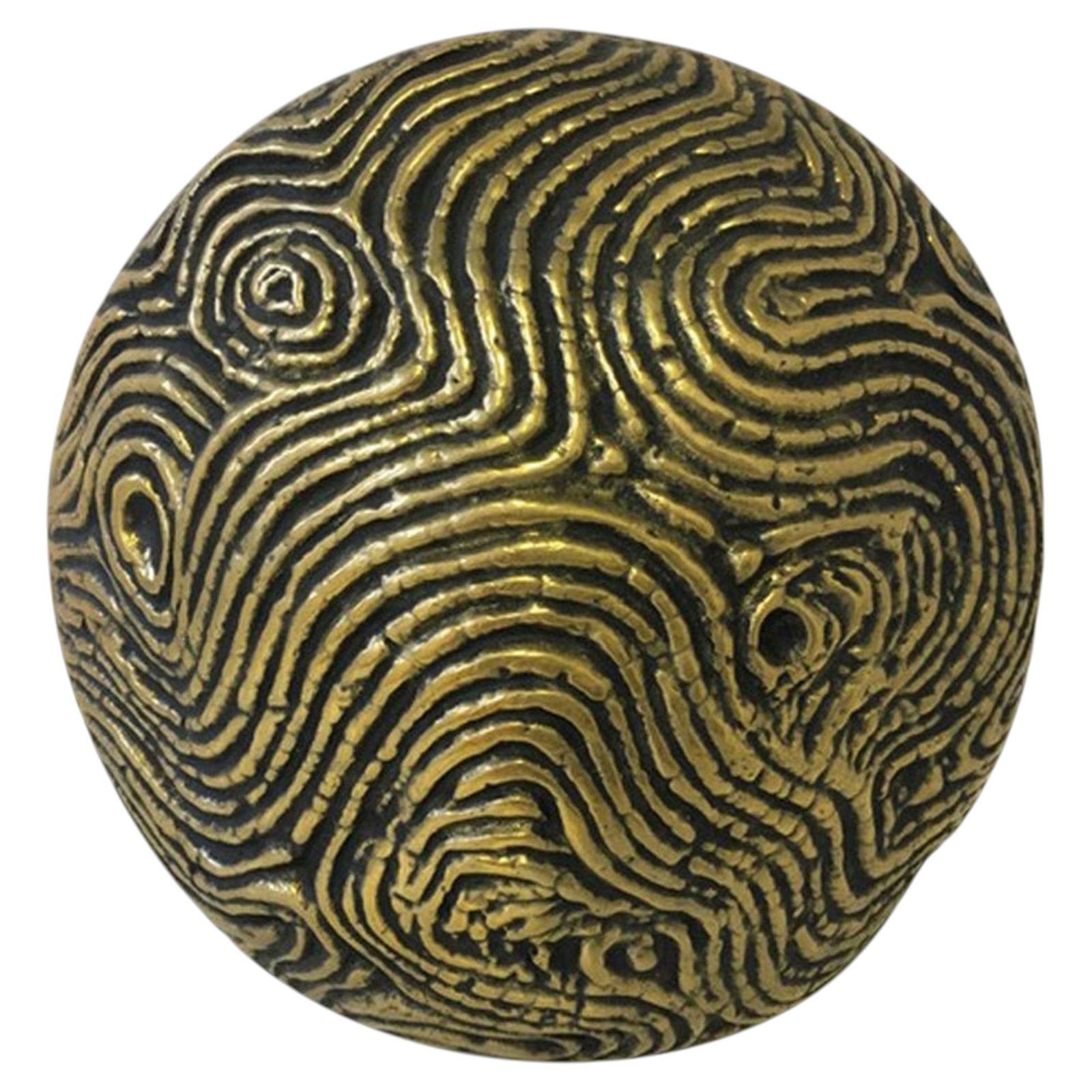 Sculpture en bronze abstraite post-moderne, Italie, 1985 - The Moon