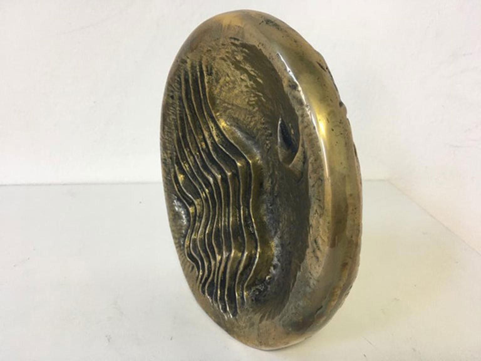 photo for sale 1985 Italië Postmodern Abstract Bronzen Sculptuur The Moon