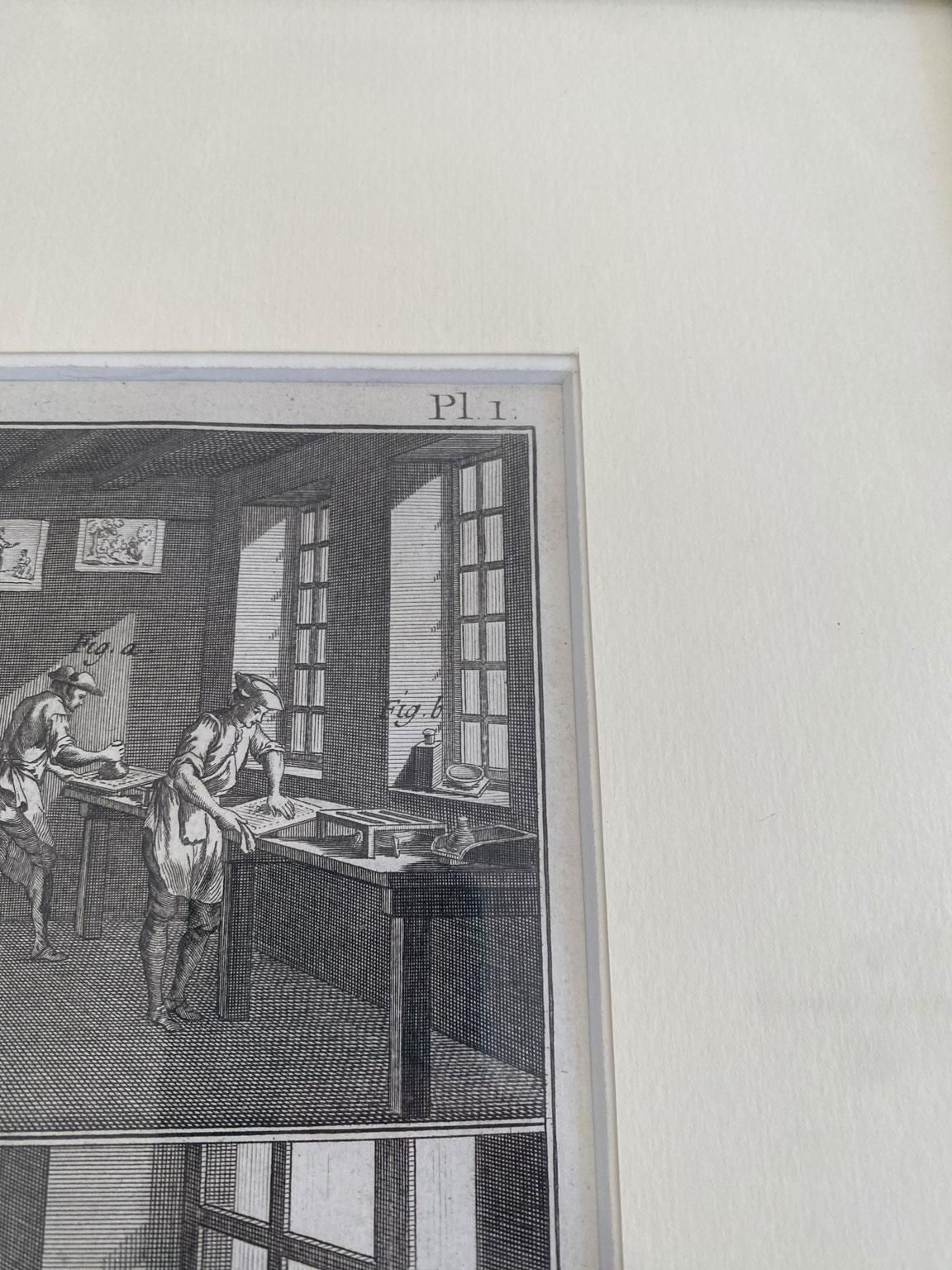 photo for sale Estampe en noir et blanc sur papier, France, milieu du XVIIIe siècle, par Renaud Bernard