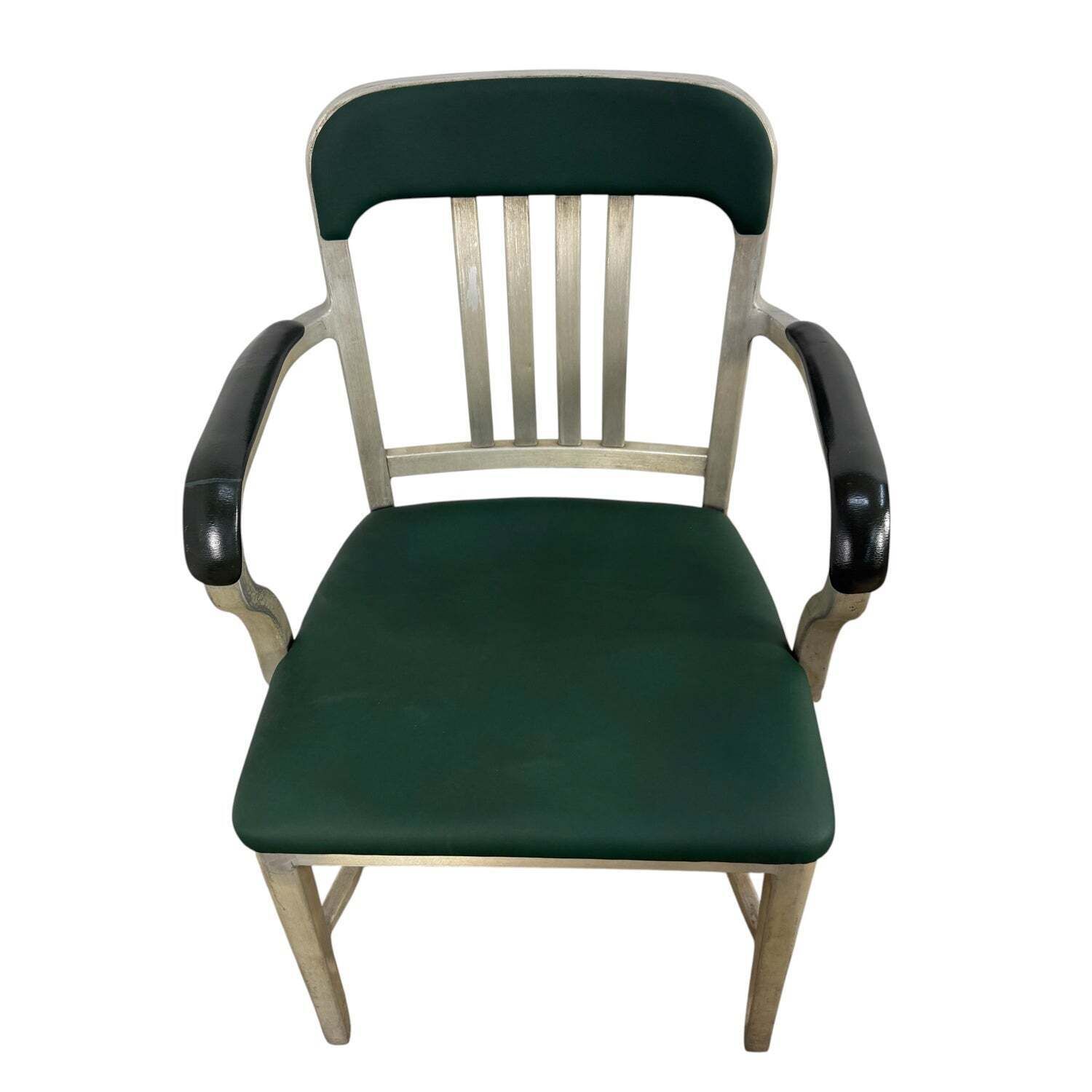 952.0 Zeldzaam paar Amerikaanse aluminium Goodform-fauteuils photo
