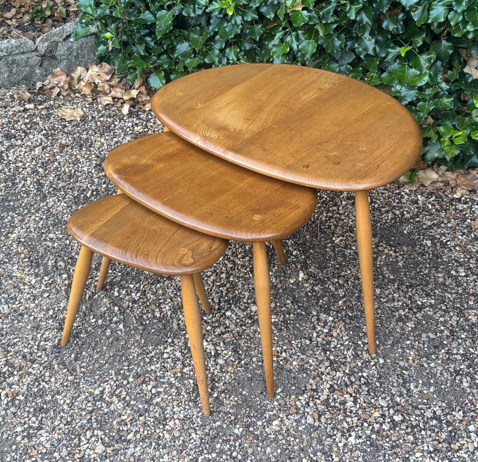 Pebble Nest Of Tables By Lucian Ercolani For Ercol photo Furniture
