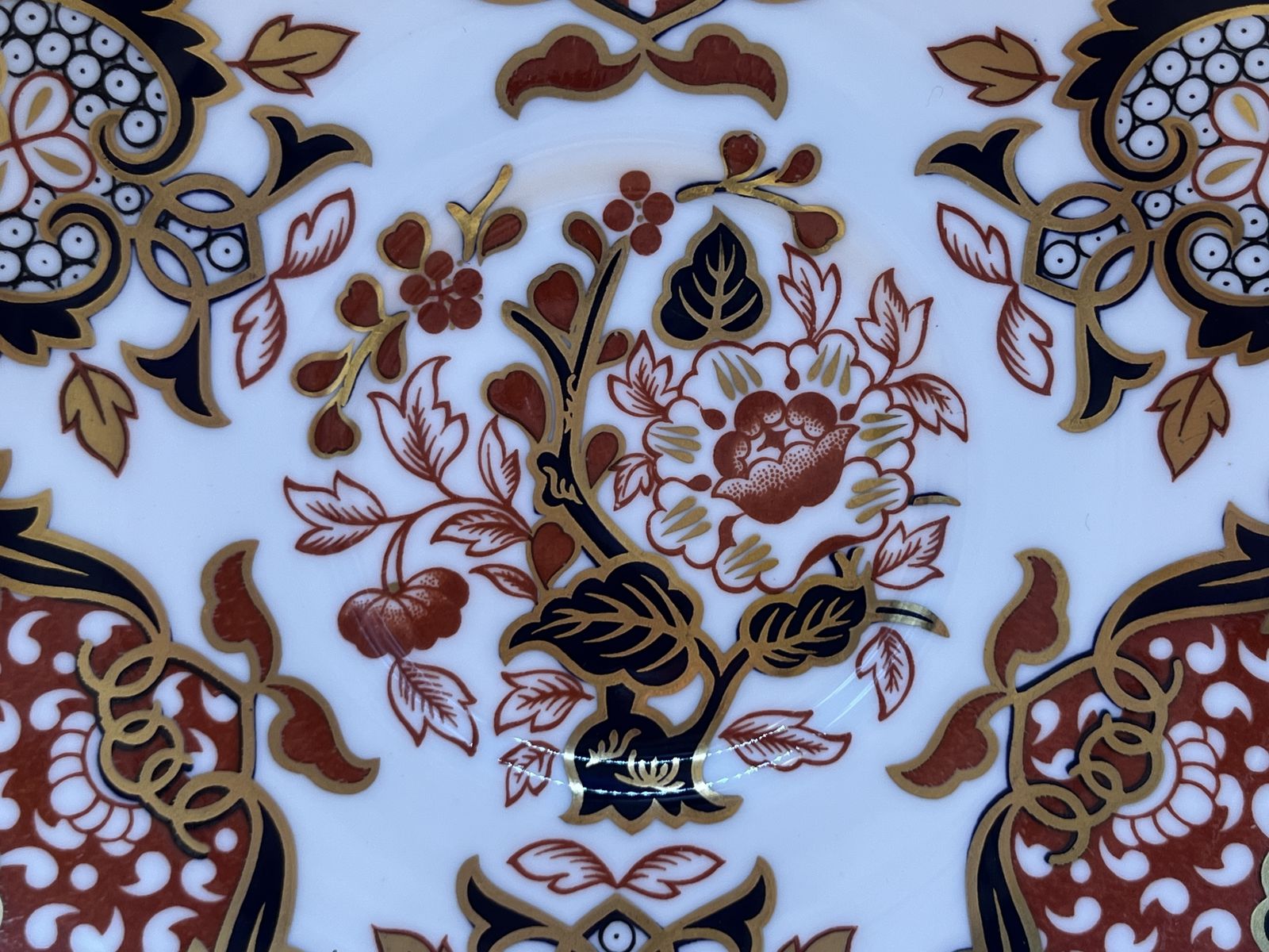 Royal Crown Derby China Kings Imari Design Elgin Shape Theekopje en Schotel. 383. photo Woonaccessoires