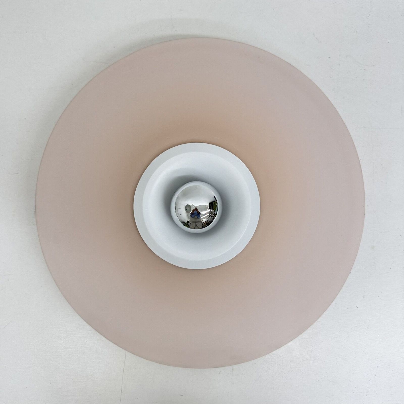505.0 Post Modern Italian Pink Glass Wall Lamp , 1980s photo