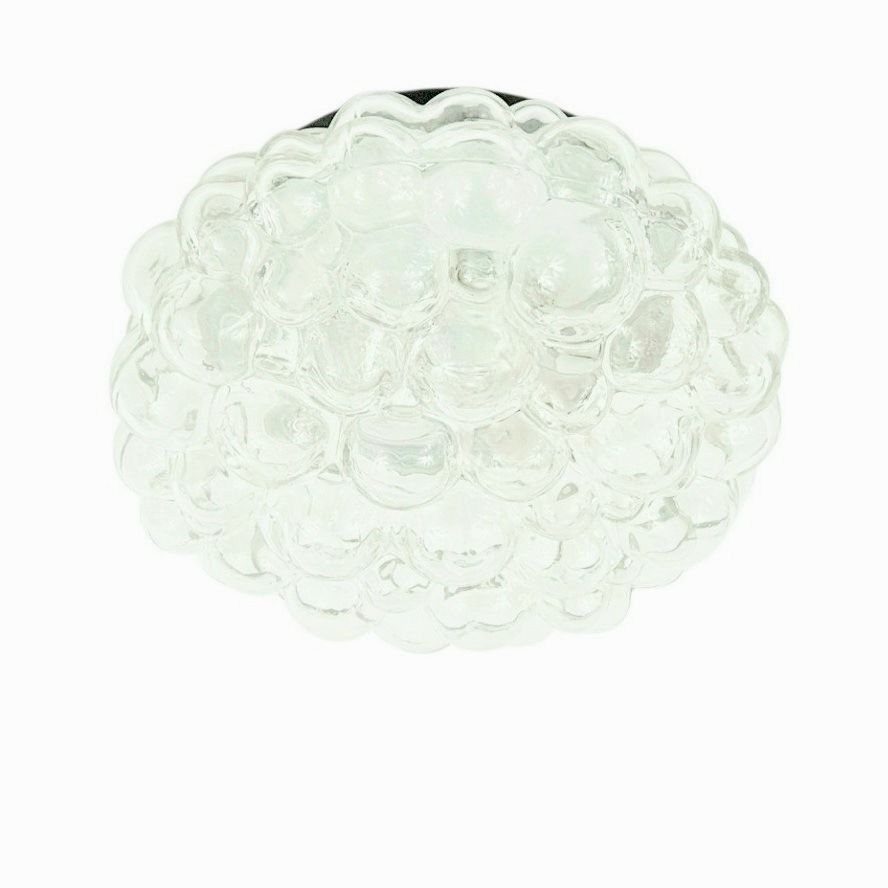 Mid-Century Space Age bobbelige glazen plafondlamp van Helena Tynell voor Limburg, Duitsland, jaren 1960/1970