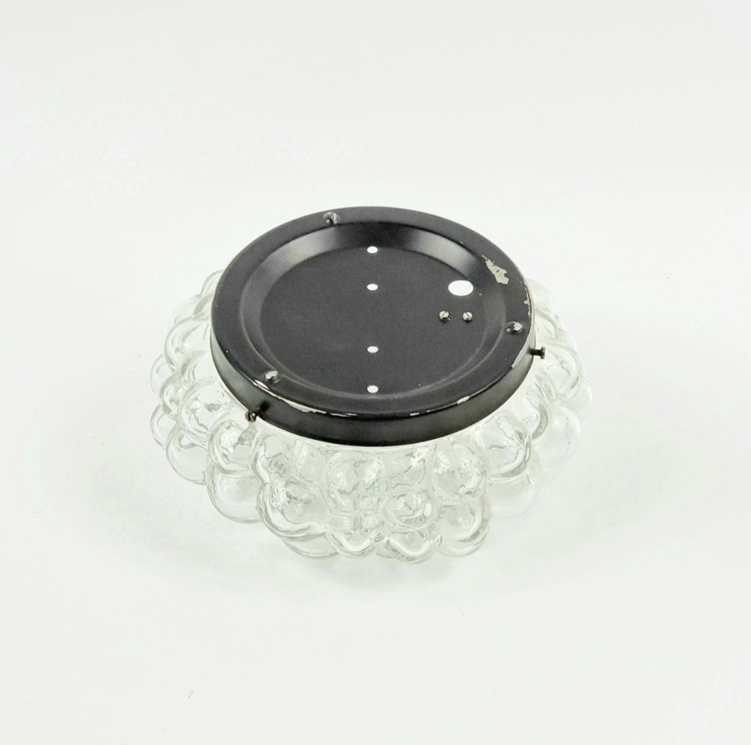 Mid-Century Space Age bobbelige glazen plafondlamp van Helena Tynell voor Limburg, Duitsland, jaren 1960/1970 photo vinterior