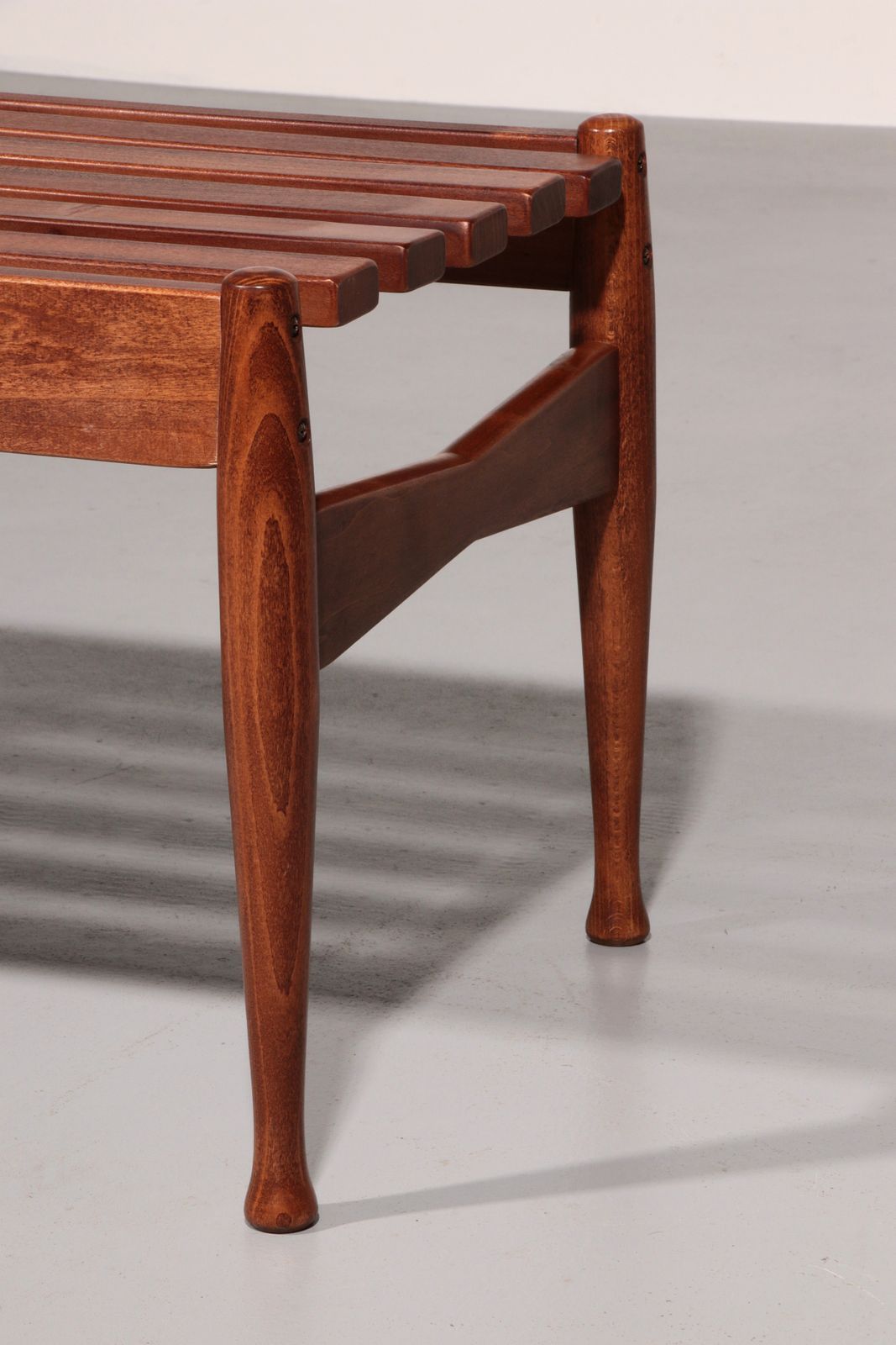 Walnut Bench By Gio Ponti Made By Fratelli Reguitti 1950 photo for sale