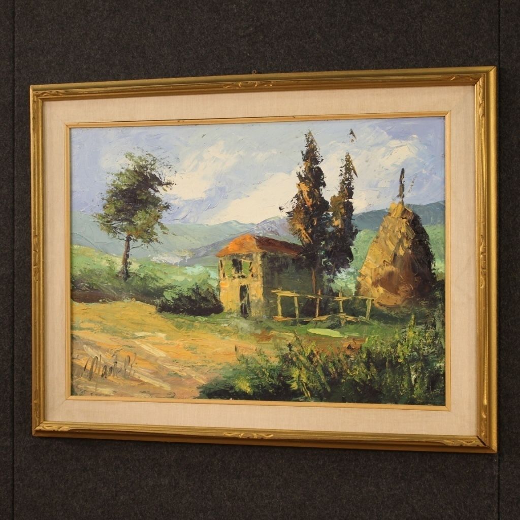 Gesigneerd landschap uit de jaren '70 photo 650.0
