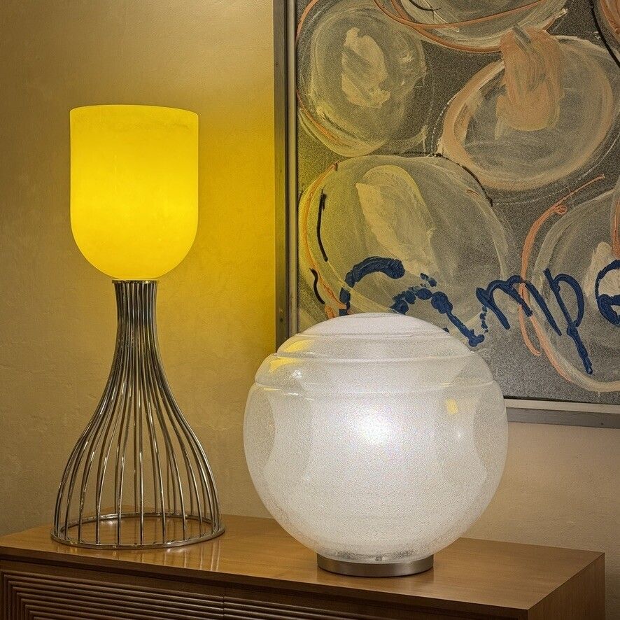 photo furniture Lt328 Pulegoso Glass Table Lamp By Carlo Nason For Av Mazzega