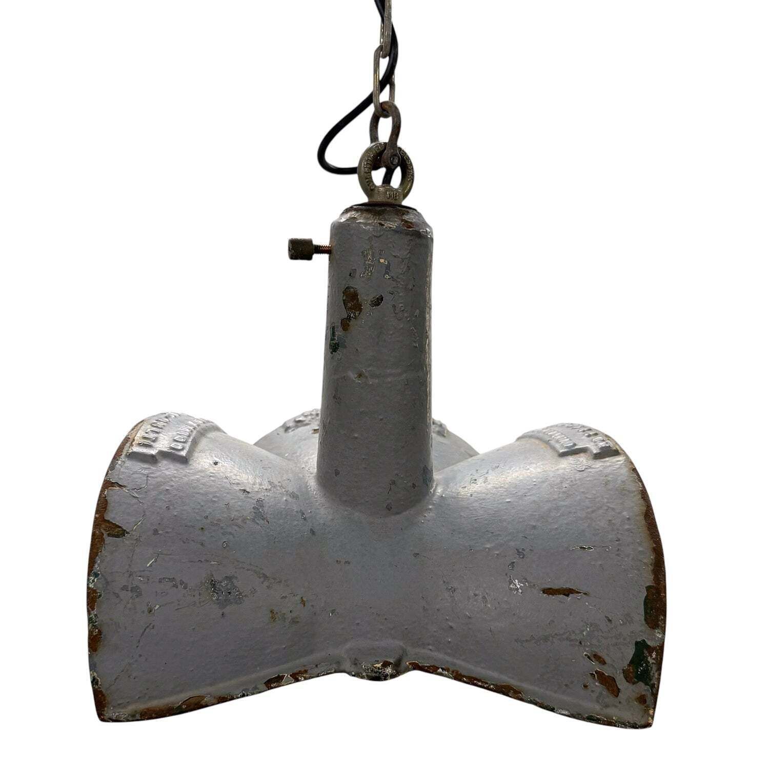 photo for sale Nr. 3 Vintage Industrial Hanglamp met Spiegel van Esla