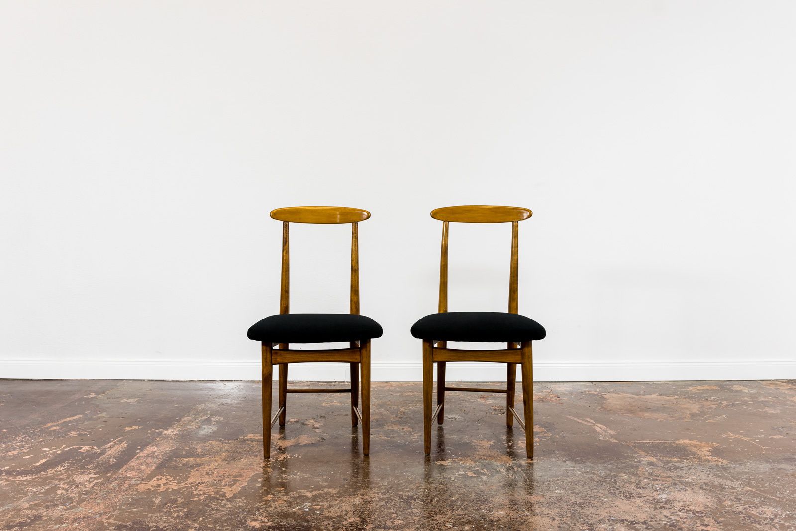 Mid-Century eetkamerstoelen van Bernard Malendowicz, Polen, jaren 1960, set van 6 photo buy