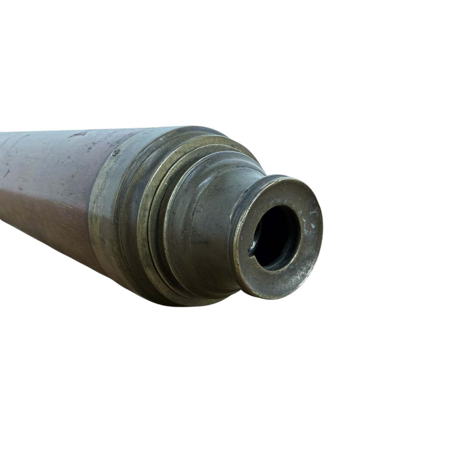 photo for sale Antique Brass And Wood Telescope