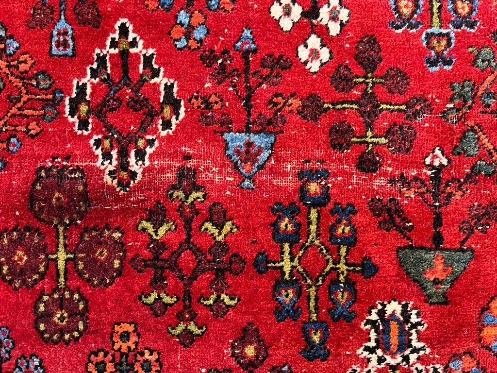 1250.0 Vintage traditioneel Meymeh-vloerkleed, handgemaakt wollen oosters kleed 328x236 cm photo