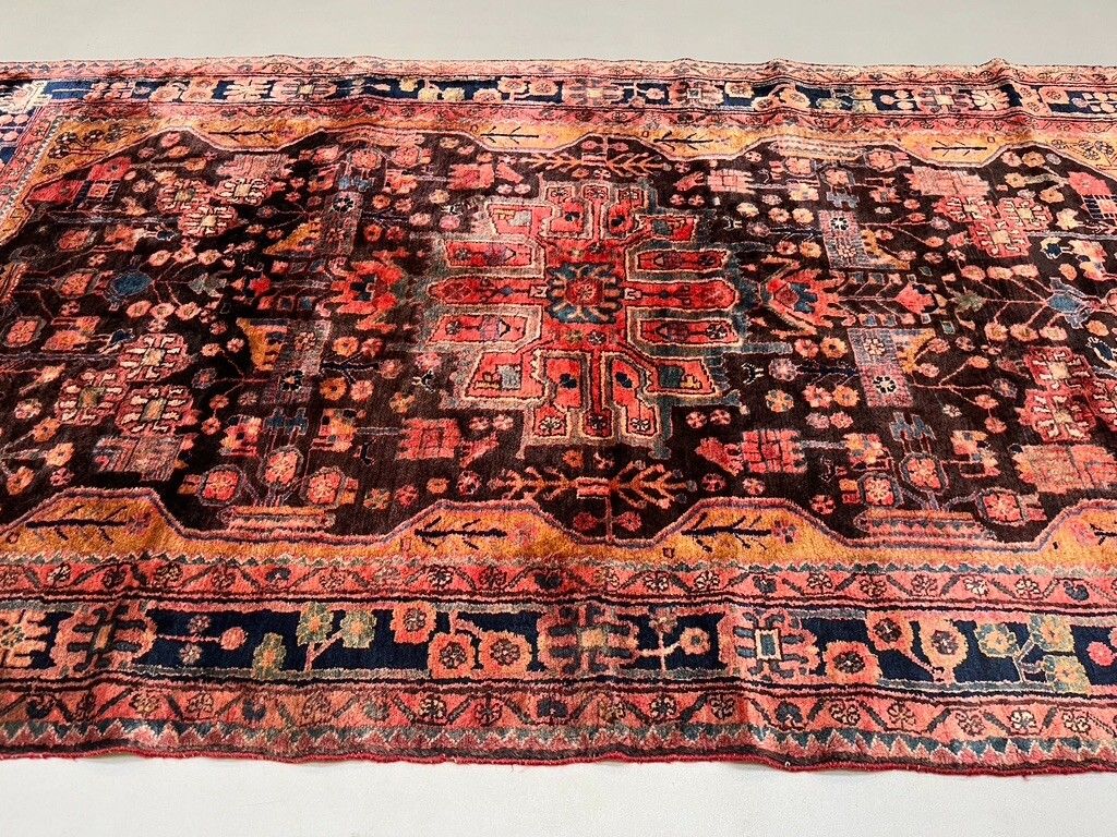 Vintage Traditioneel Tribal Vloerkleed Wol Oosters Handgemaakt Kleed 298x166 cm photo 850.0