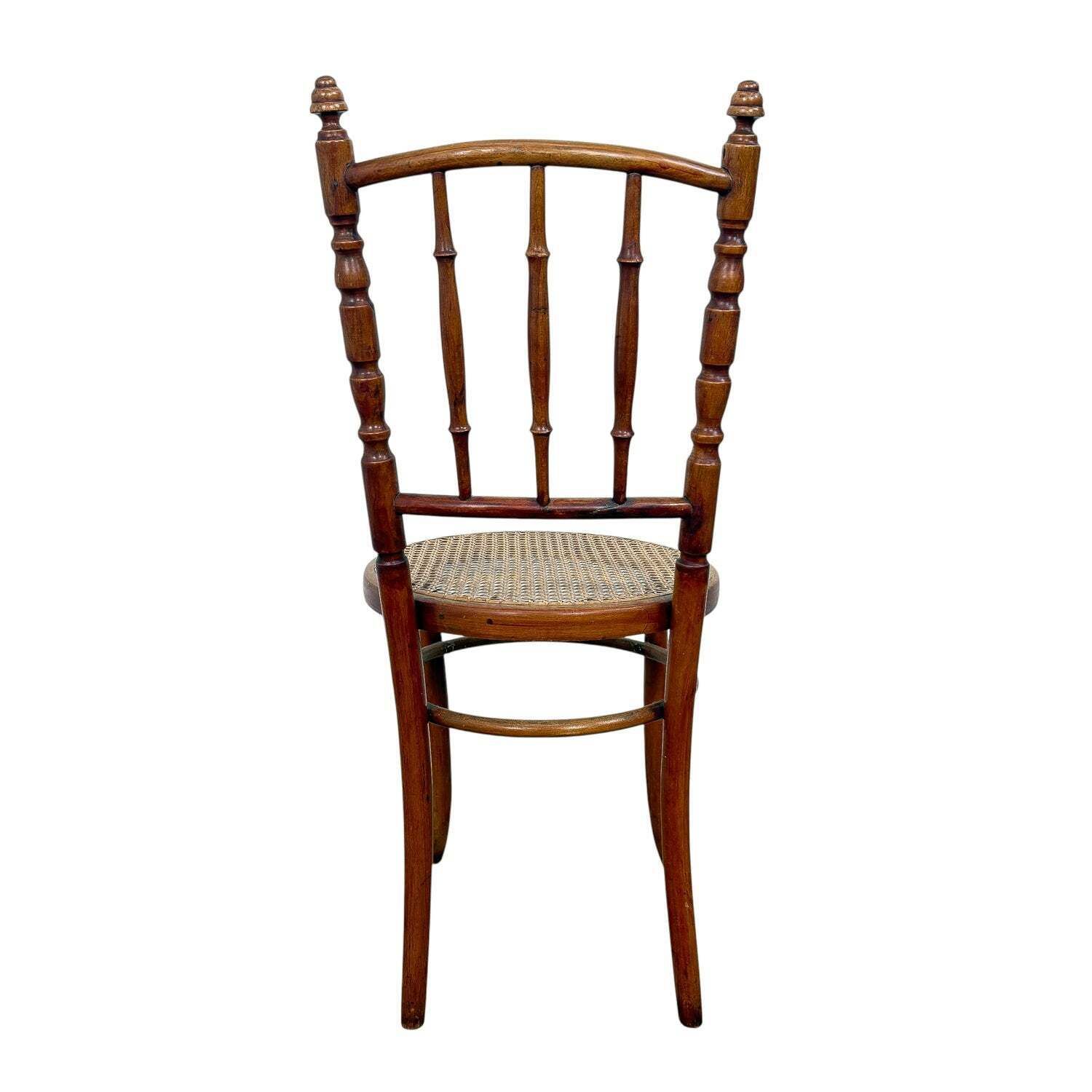 Set van vier antieke gebogen houten caféstoel Thonet photo Meubels