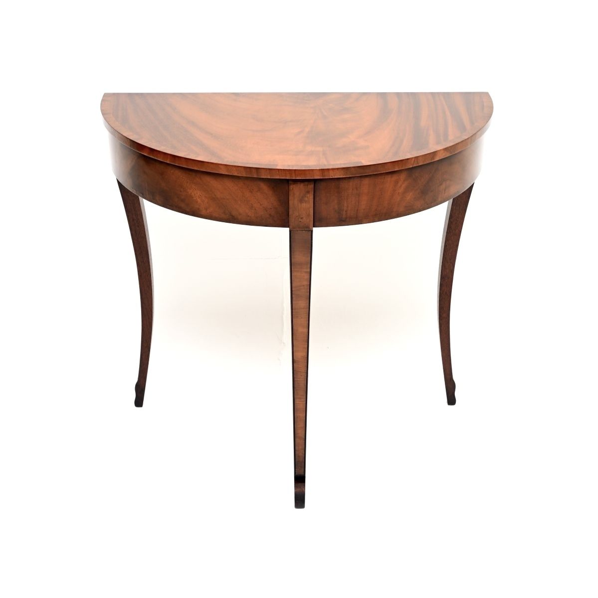 photo furniture Pair Of Antique Mahogany Regency Style Console Tables