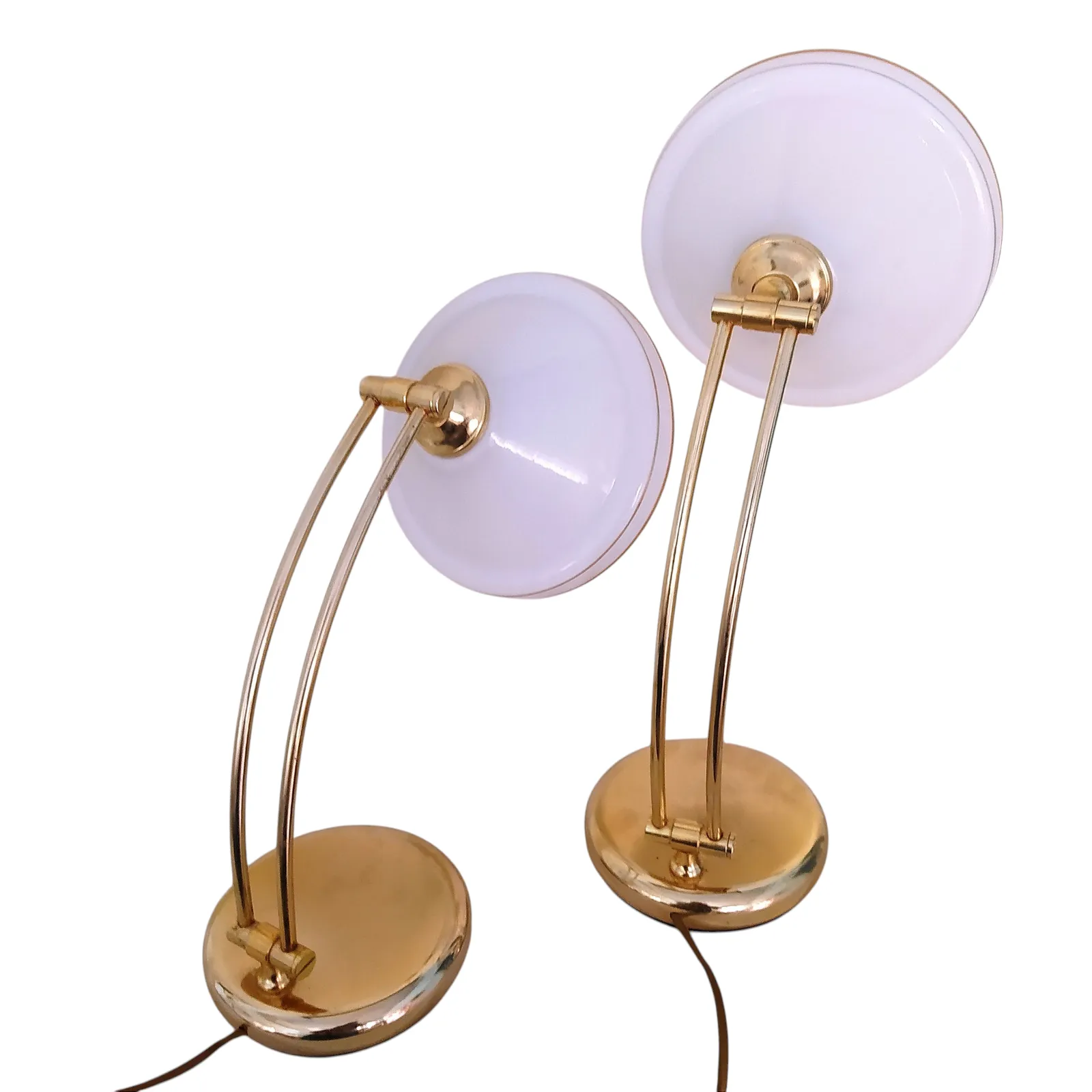 Pair Of Mid Century Twin Arm Table/Bedside Lamps. photo buy