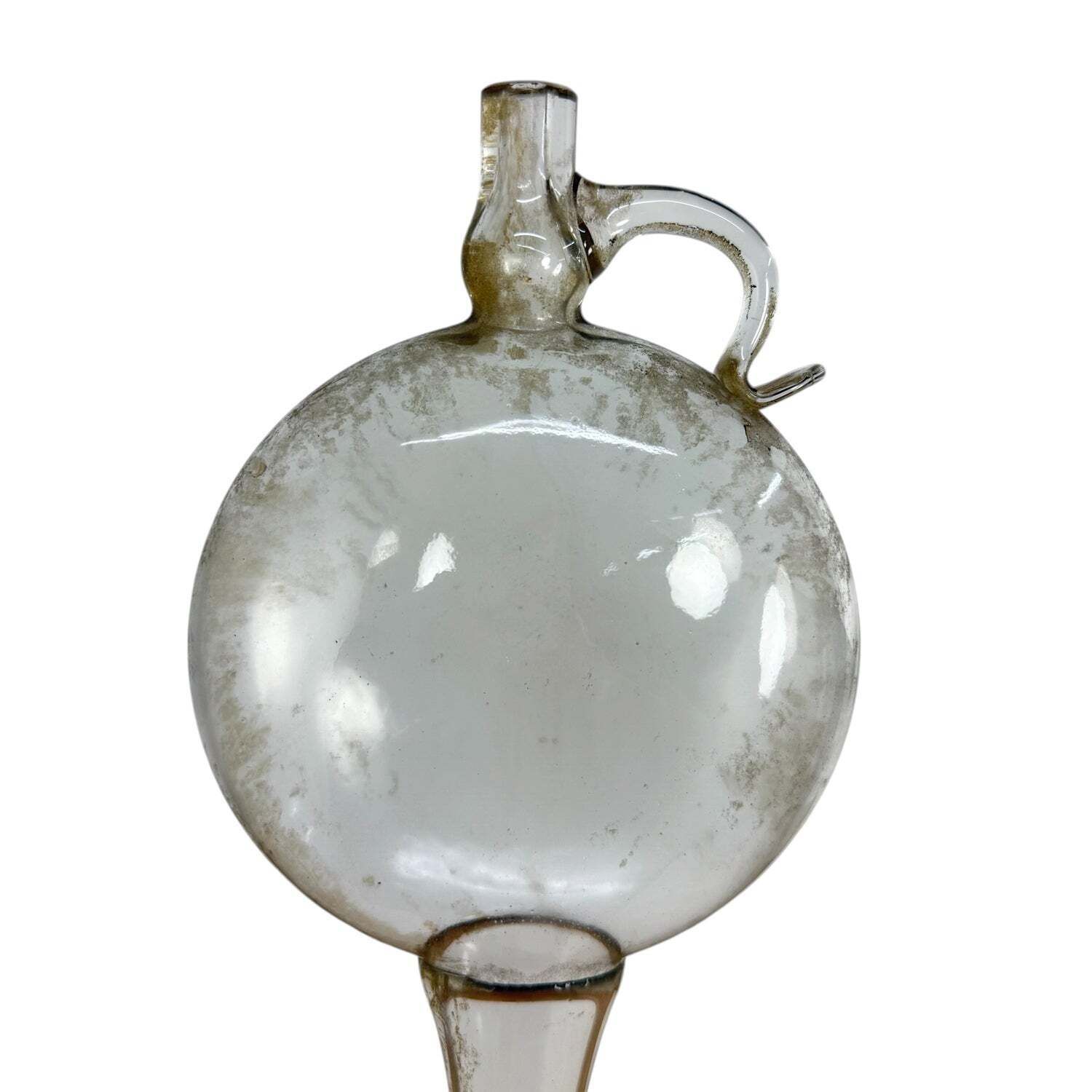 Antieke glazen wijnpipet 1 liter photo furniture