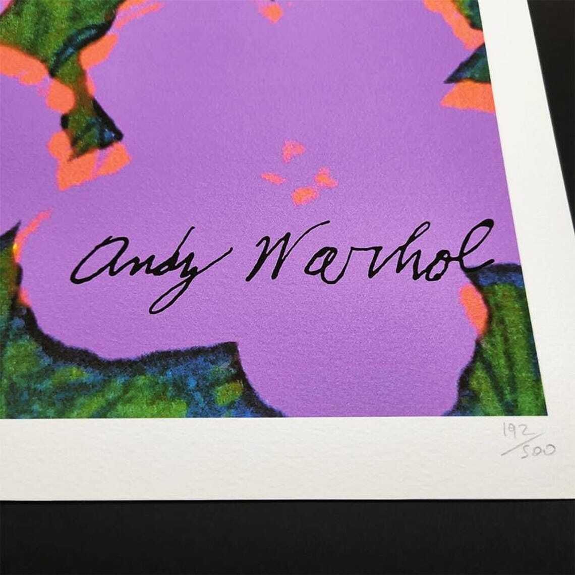 Andy Warhol "Flowers" gelimiteerde editie lithografie van Cmoa, jaren 1980 °°°°Ddp-verzending naar het Verenigd Koninkrijk, inclusief invoerrechten. photo for sale