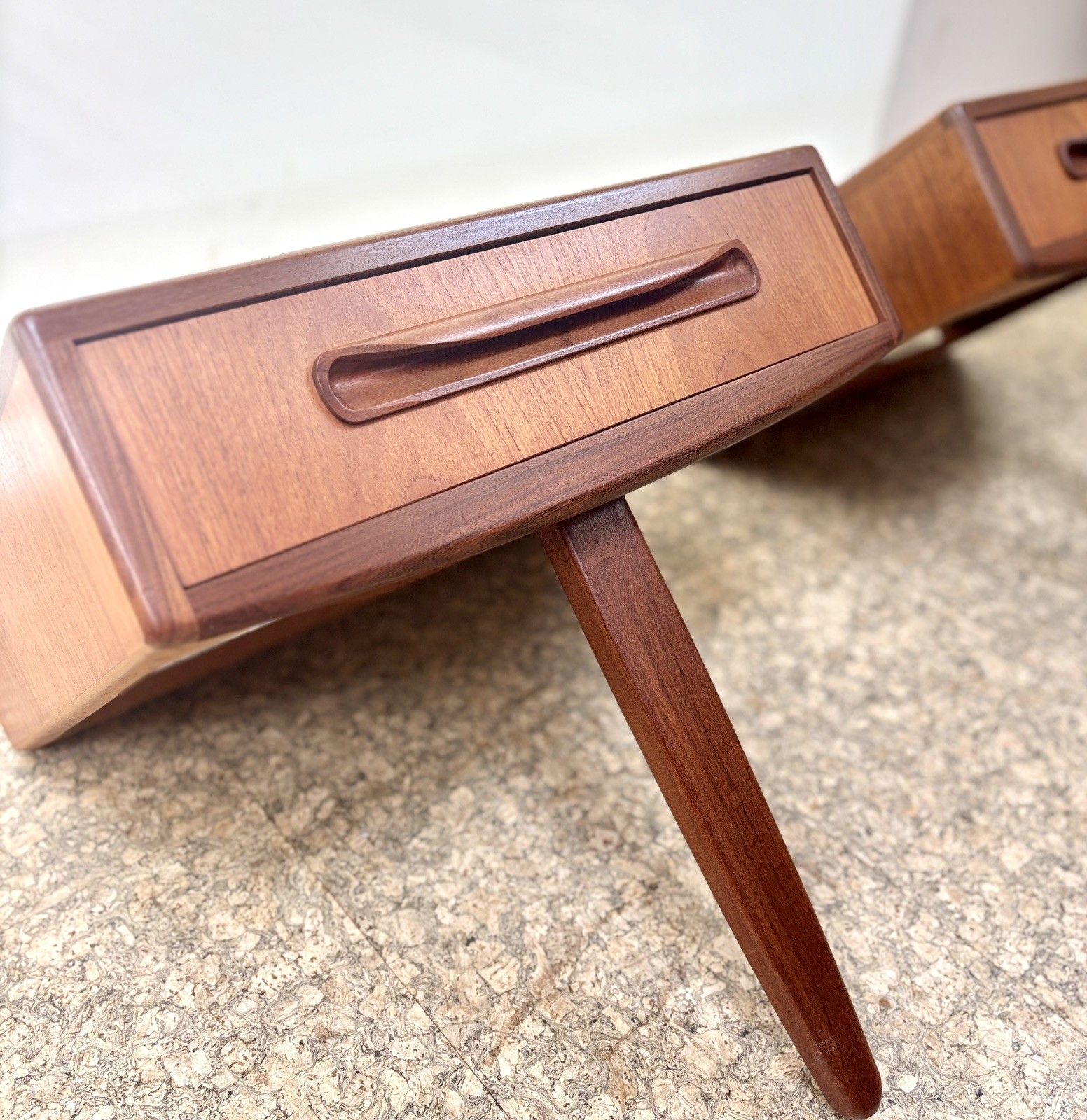 Vintage Mid Century G Plan Fresco Teak Bedside Tables/Drawer Retro photo buy