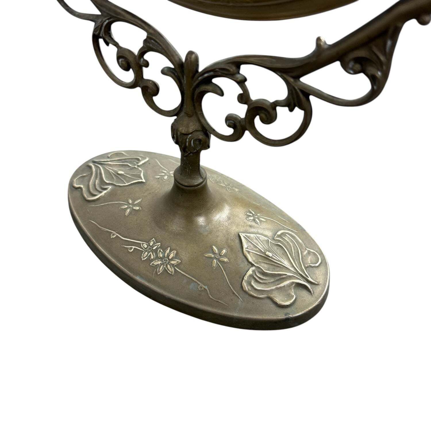 Art Nouveau Style Vanity Mirror With Female Figure photo 101.0