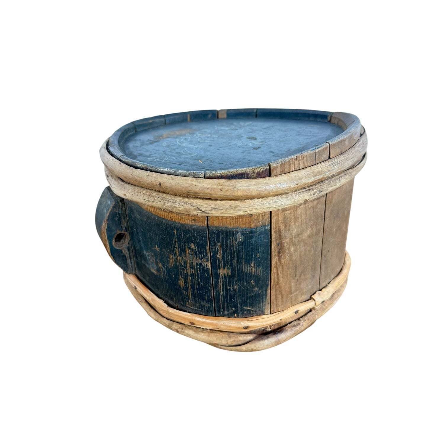 Antieke Zweedse houten veldfles, gedateerd 1847 photo buy