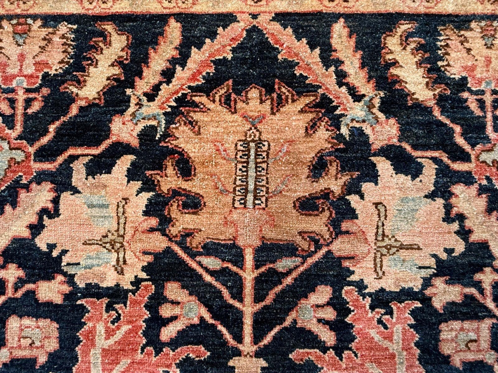 Fijn Afghaans Wollen Ziegler Vloerkleed 246x306 cm Chobi Rood, Beige Zwart, Groot photo Textiel