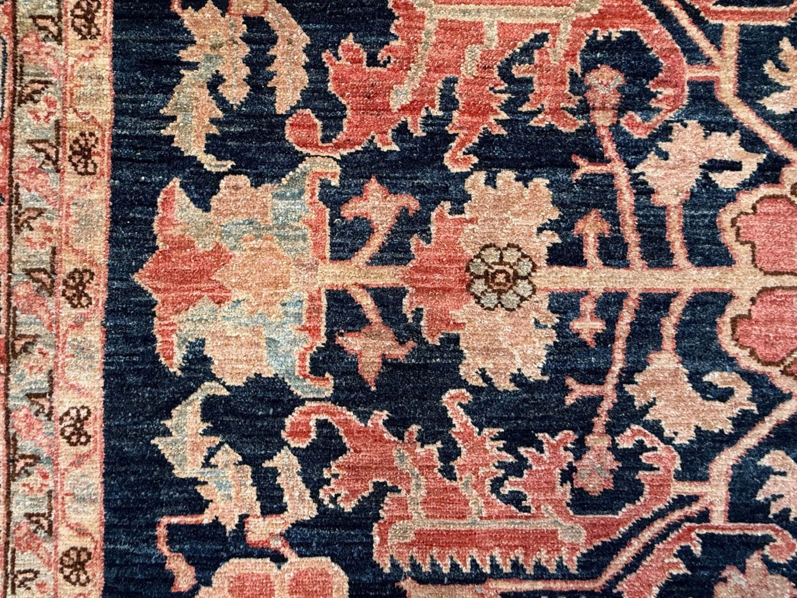 2296.0 Fijn Afghaans Wollen Ziegler Vloerkleed 246x306 cm Chobi Rood, Beige Zwart, Groot photo