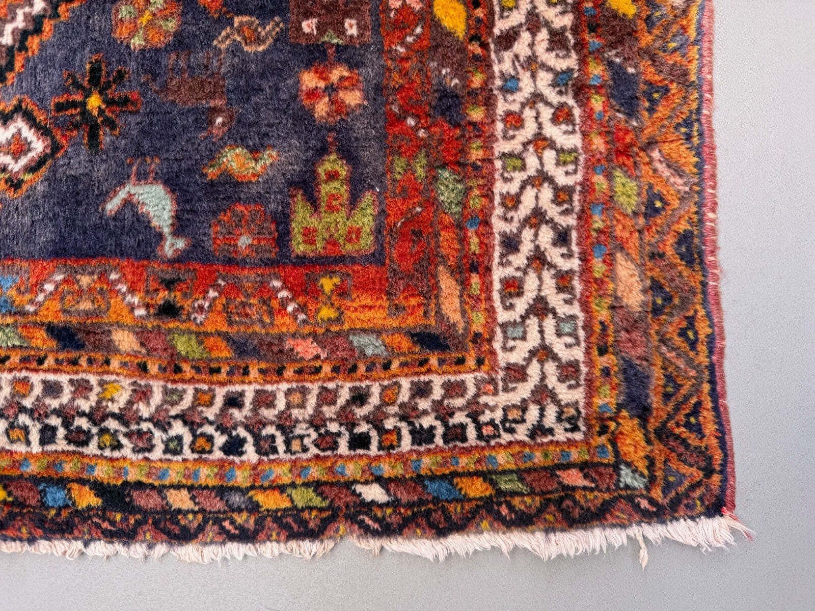 photo for sale Vintage Tribal Rug 170x240 Cm, Wool Oriental Handmade Rug Large