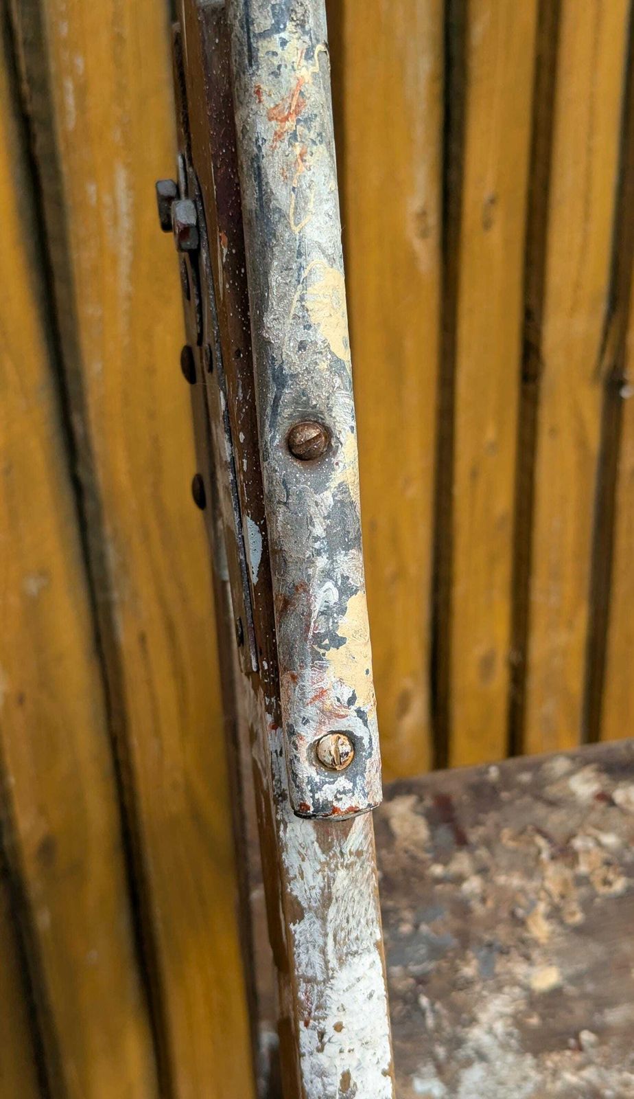 Rustic Vintage Step Ladders, A Frame, Paint Splatter photo for sale