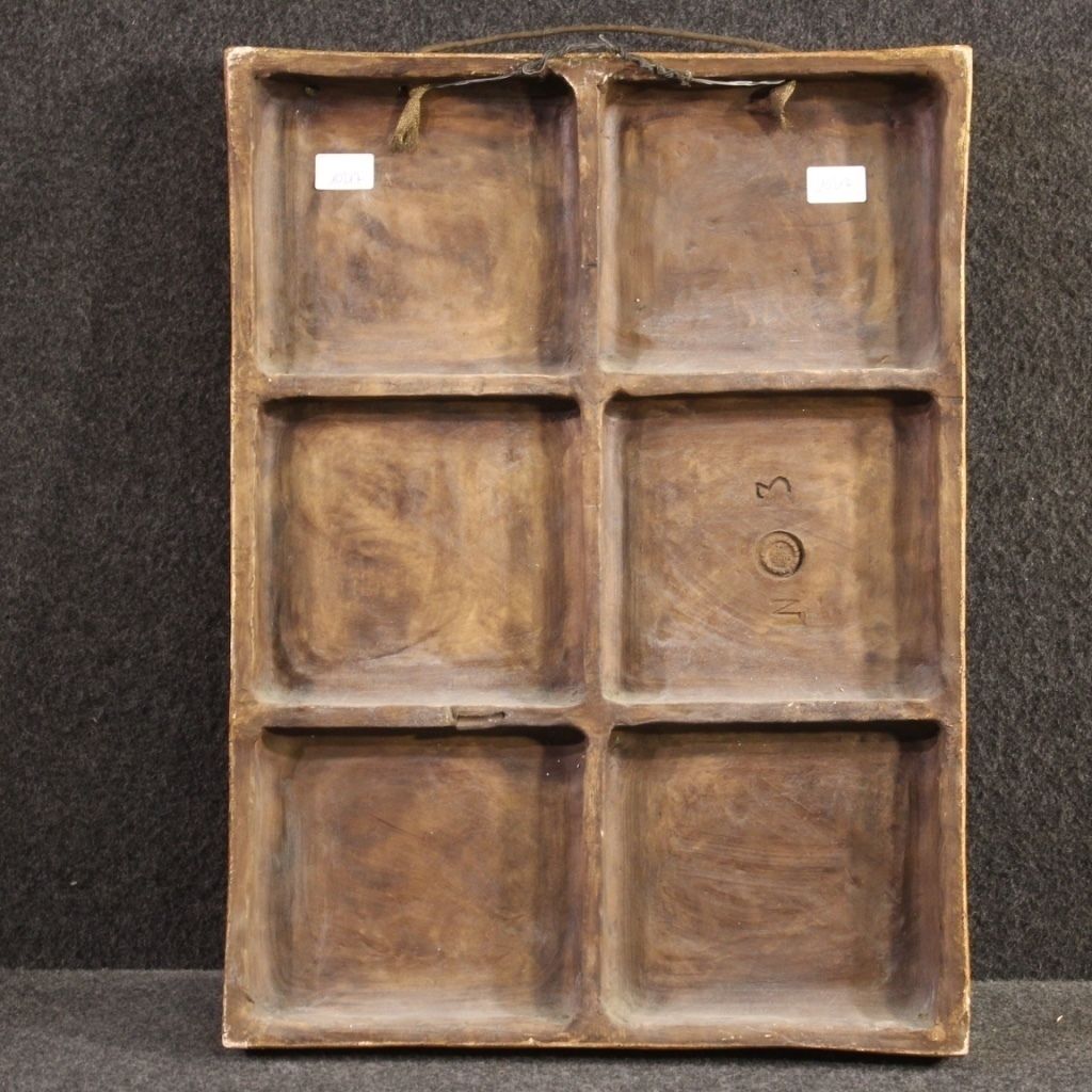 photo for sale Bas-relief en terre cuite Terra di Signa, estampillé et numéroté
