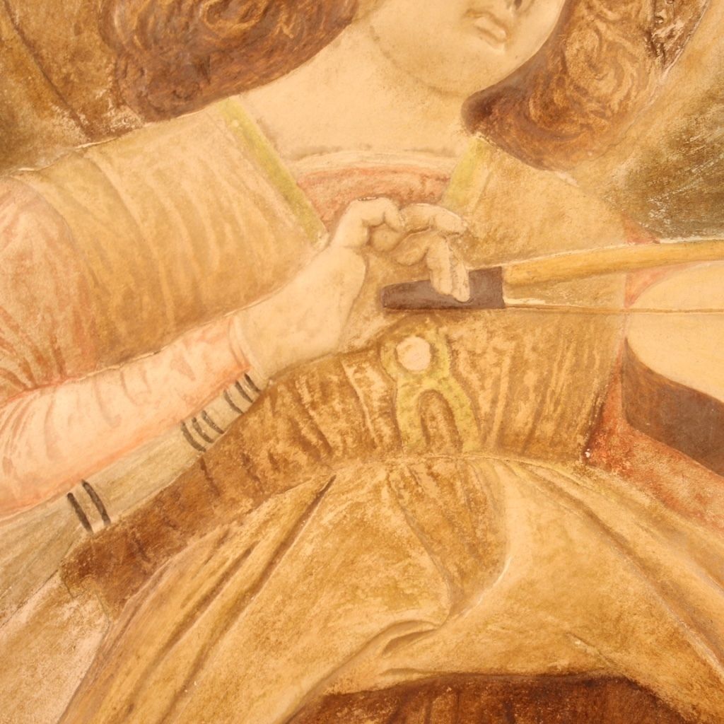 1300.0 Bas-relief en terre cuite Terra di Signa, estampillé et numéroté photo