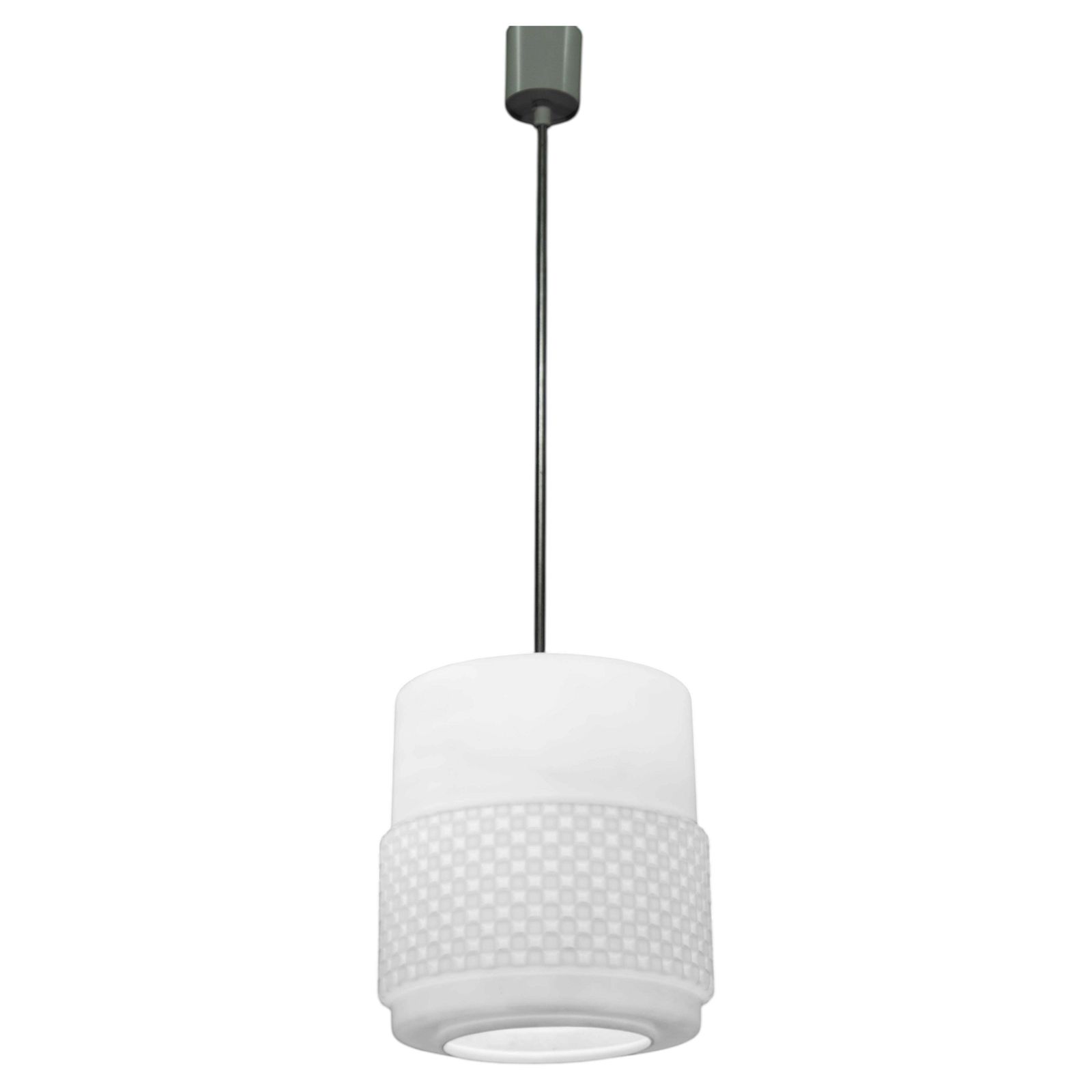 Mid-Century Design Hanglamp van Opalineglas, jaren 1960, Tsjecho-Slowakije