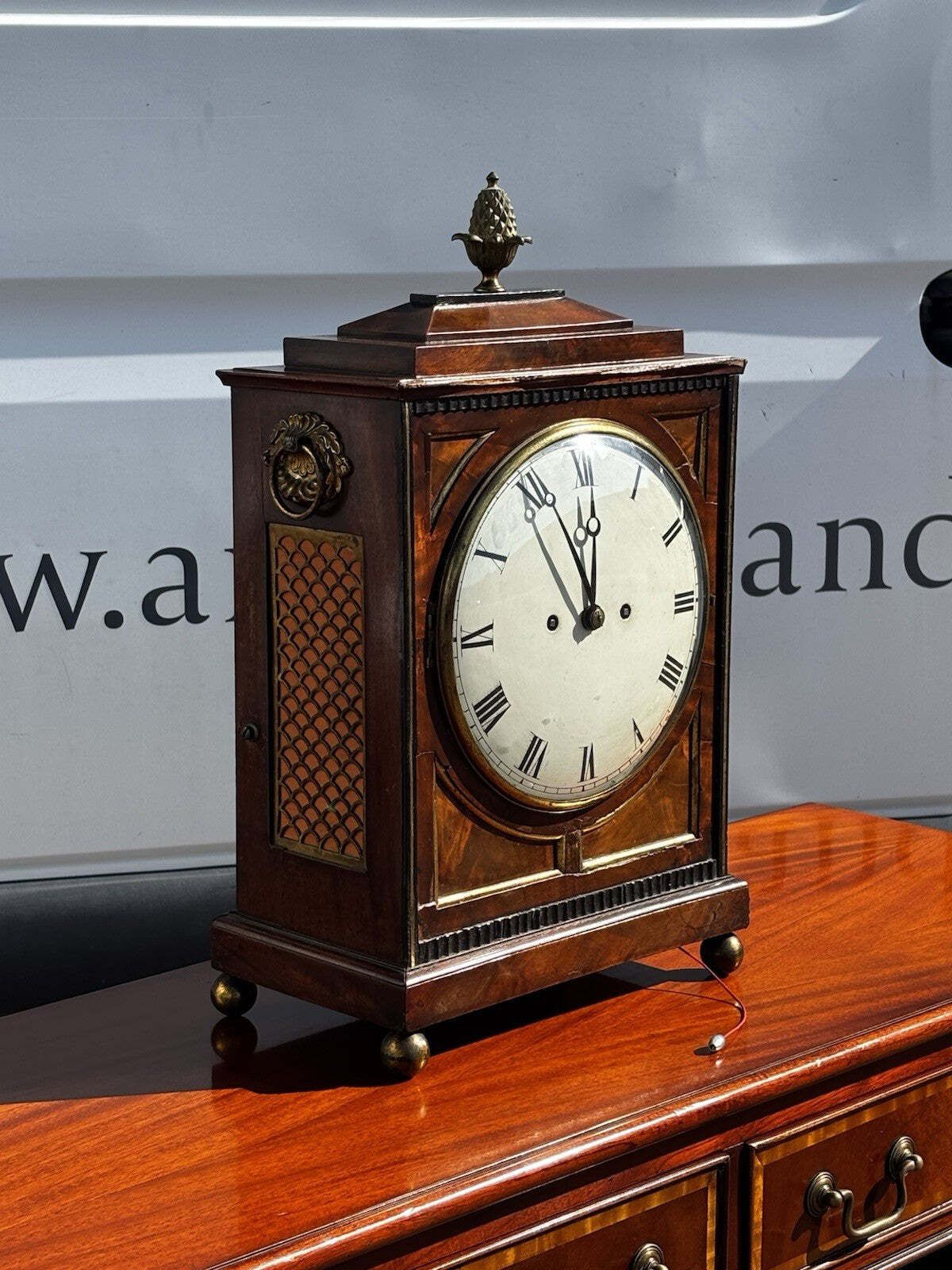Regency Mahogany Fusee Bracket Clock , Circa 1820, By Alex Mitchell Of Glasgow. photo 2898.0