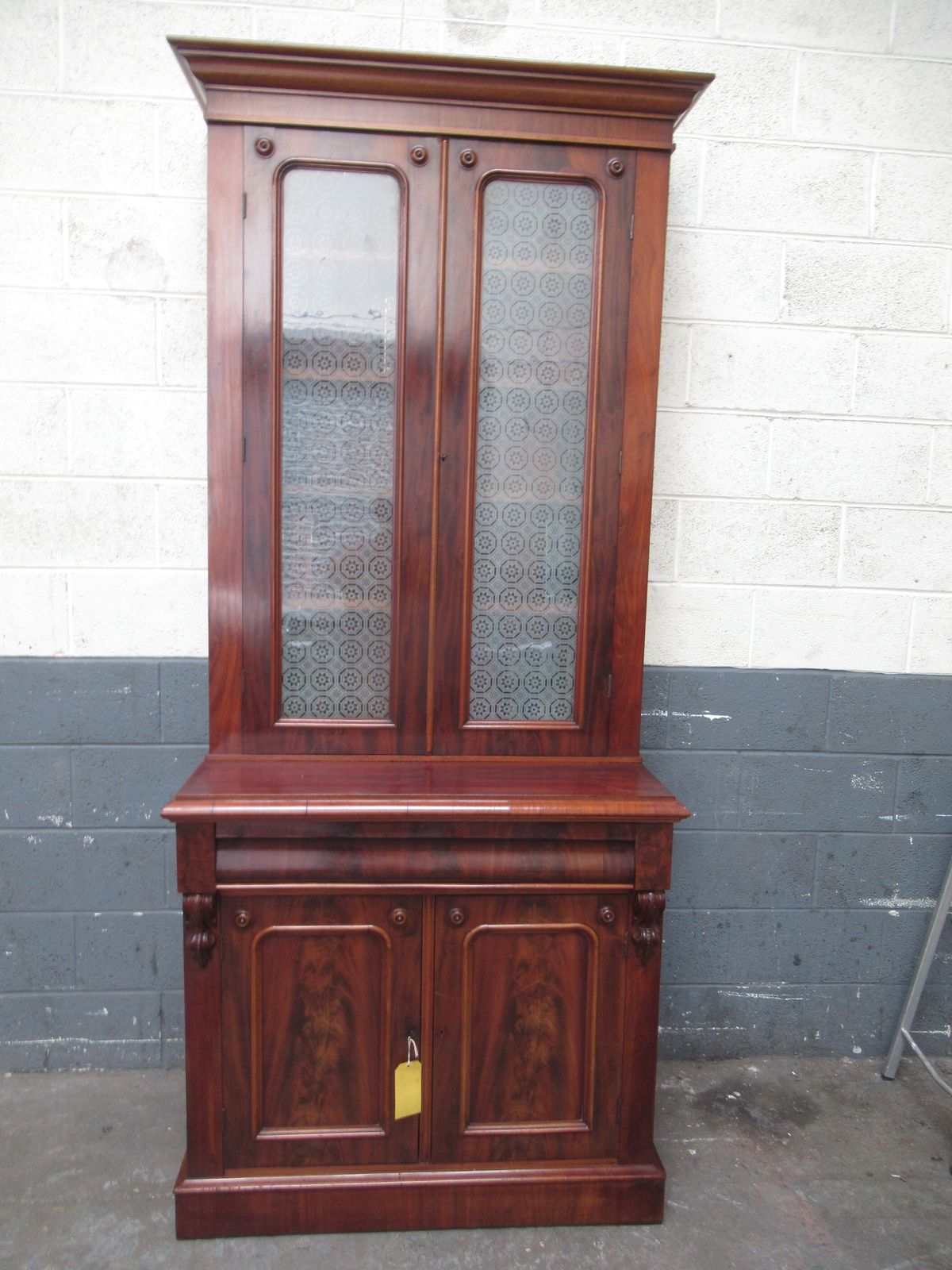 Tall Victorian    1870s  Mahogany Bookcase