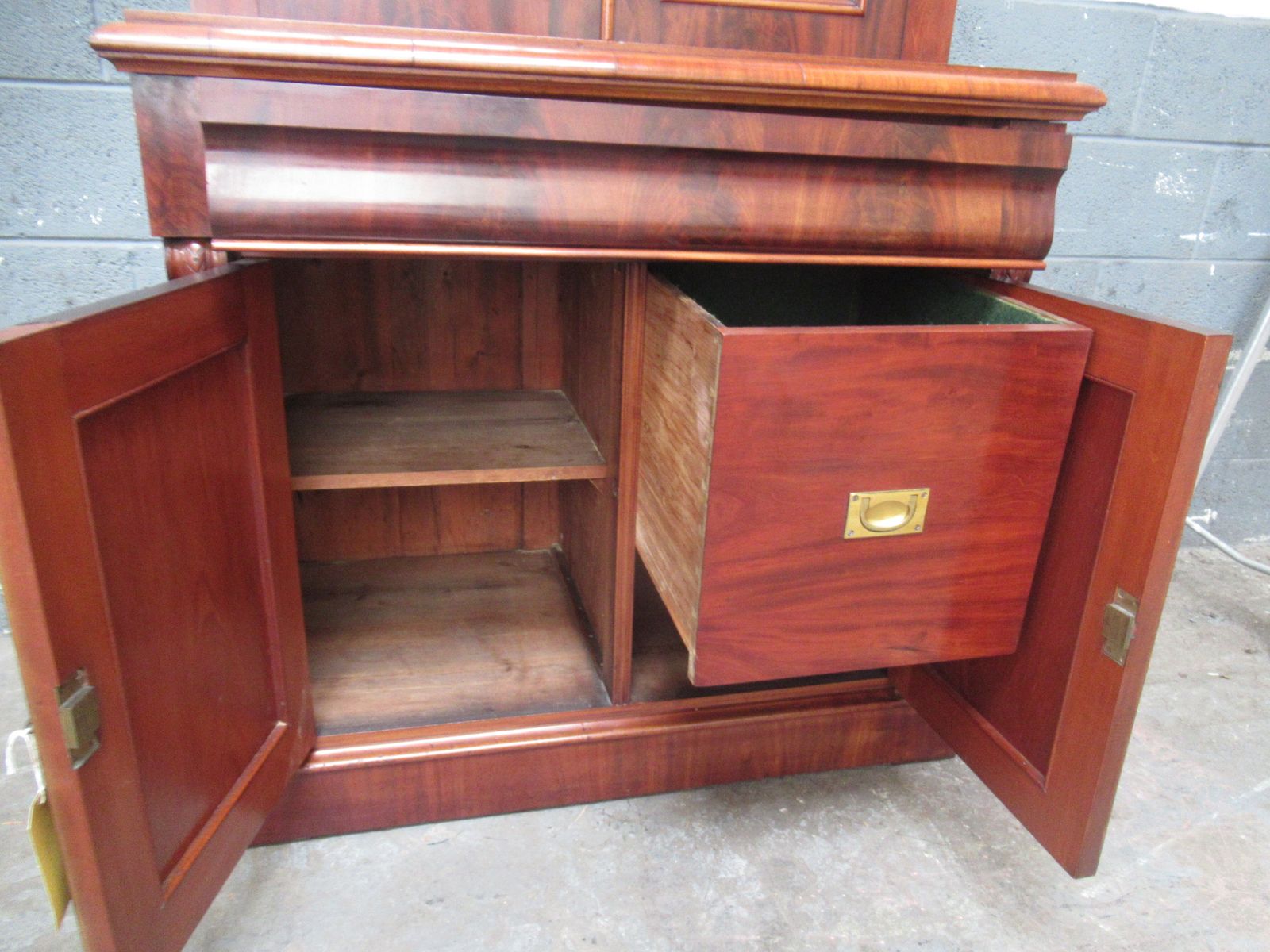 photo for sale Tall Victorian    1870s  Mahogany Bookcase