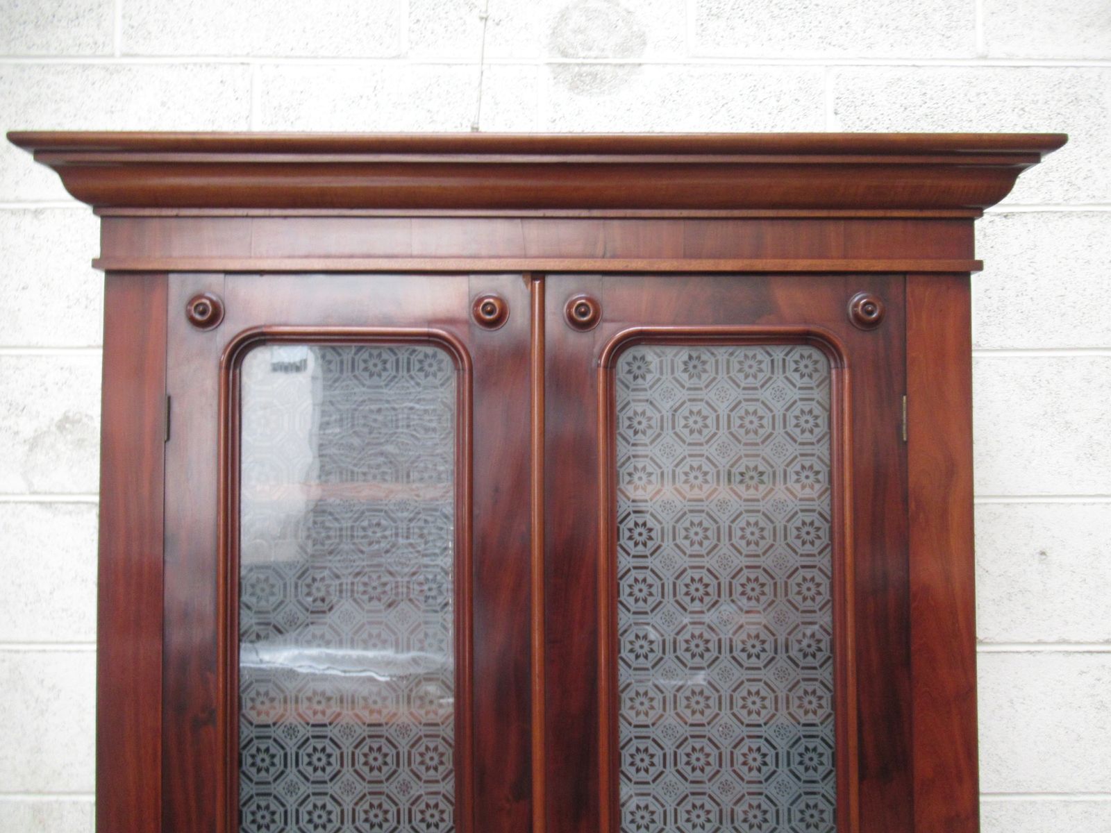 750.0 Tall Victorian    1870s  Mahogany Bookcase photo