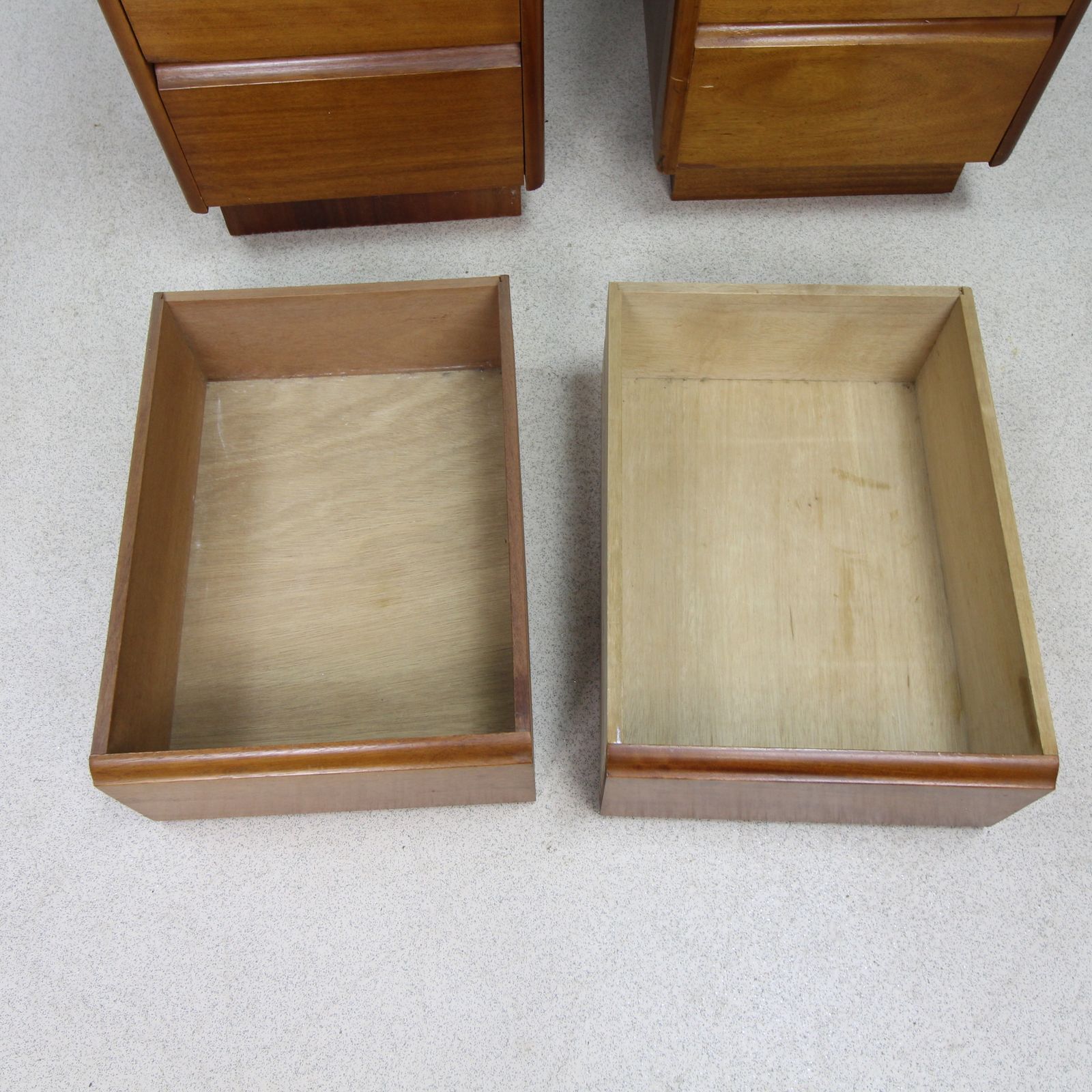 Pair Of Mid Century Teak Bedside Cabinets photo 495.0