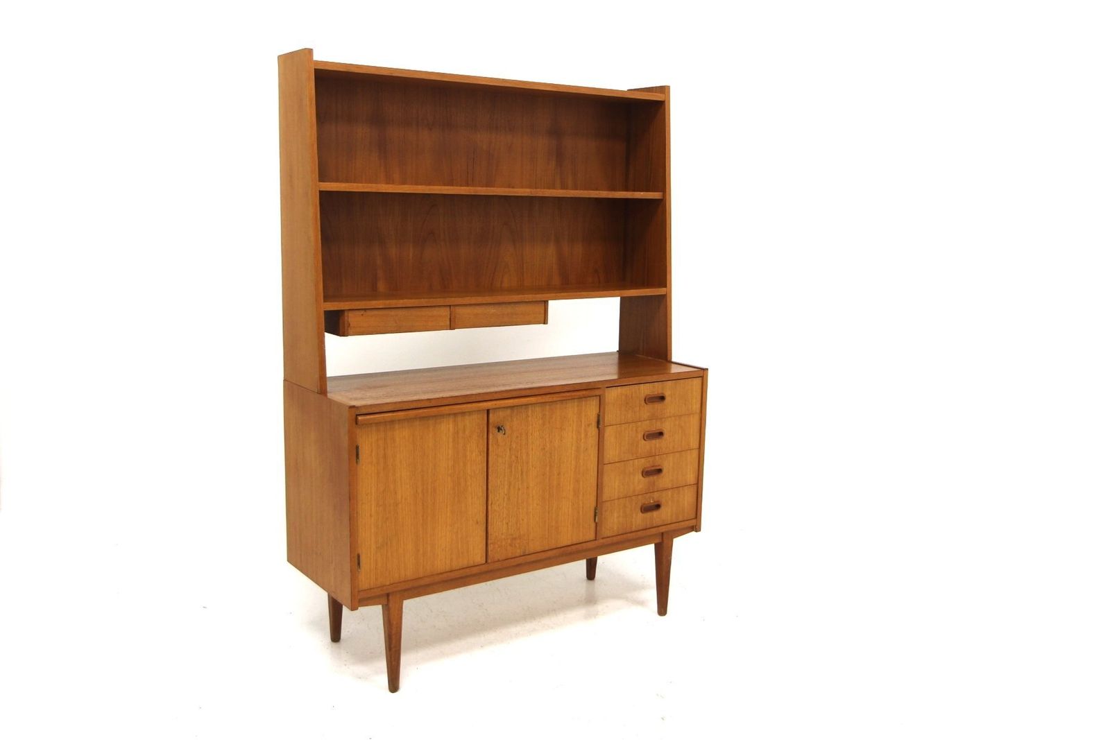 Scandinavian Teak Secretary Desk, Sweden, 1960