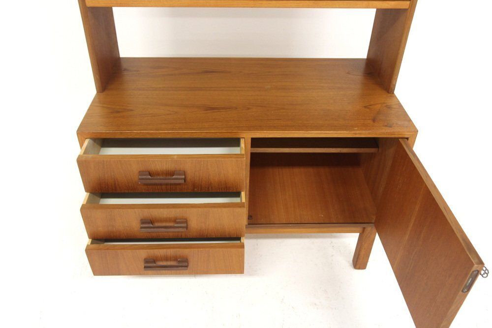 Scandinavian Teak Bookcase, Sweden, 1960 photo Furniture