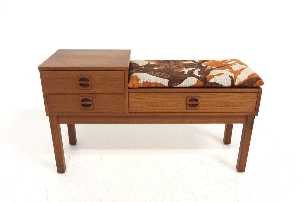 Banc téléphone scandinave en teck, Suède, 1960 photo for sale