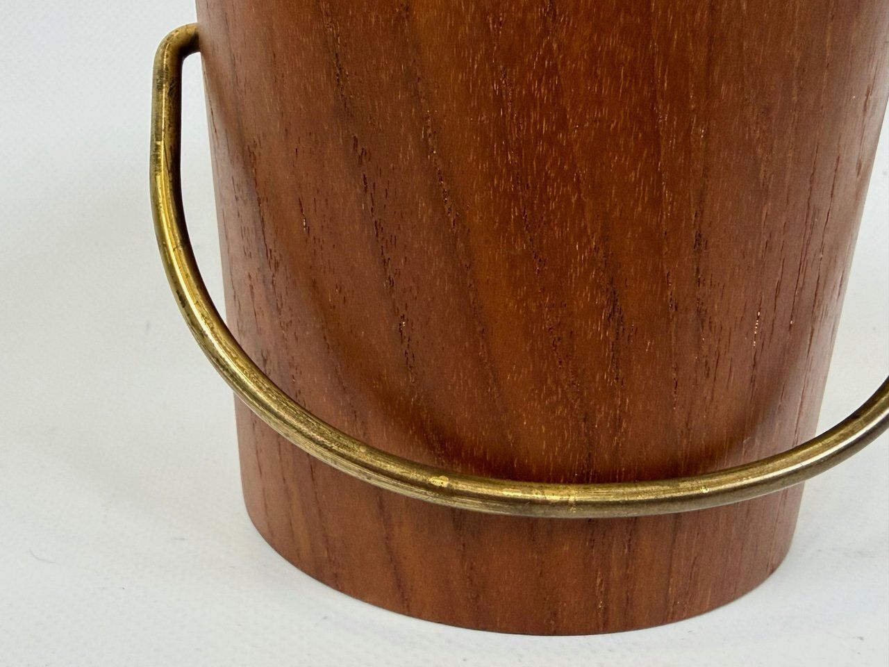 Mid Century Modern Danish Teak And Brass Digsmed Ice Bucket, 1960s photo furniture