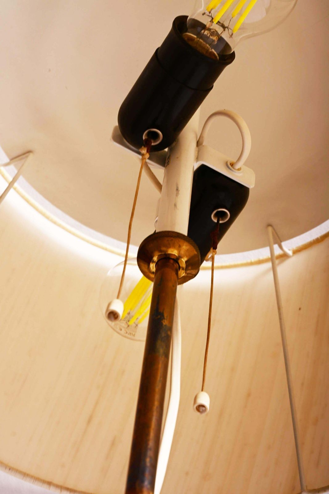 Lighting Hans Agne Jakobsson G 89, Floor Lamp With A Silk Shade photo