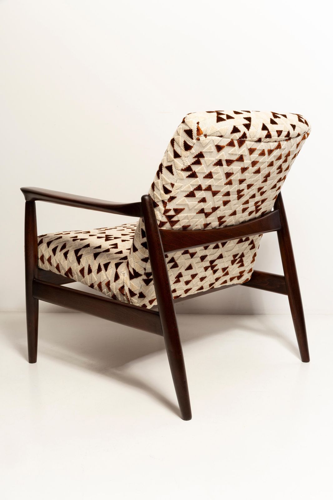 Mid Century Gfm 64 Armchair, Drawing Jacquard Velvet Dedar, Homa, Europe, 1960s photo 1662.0