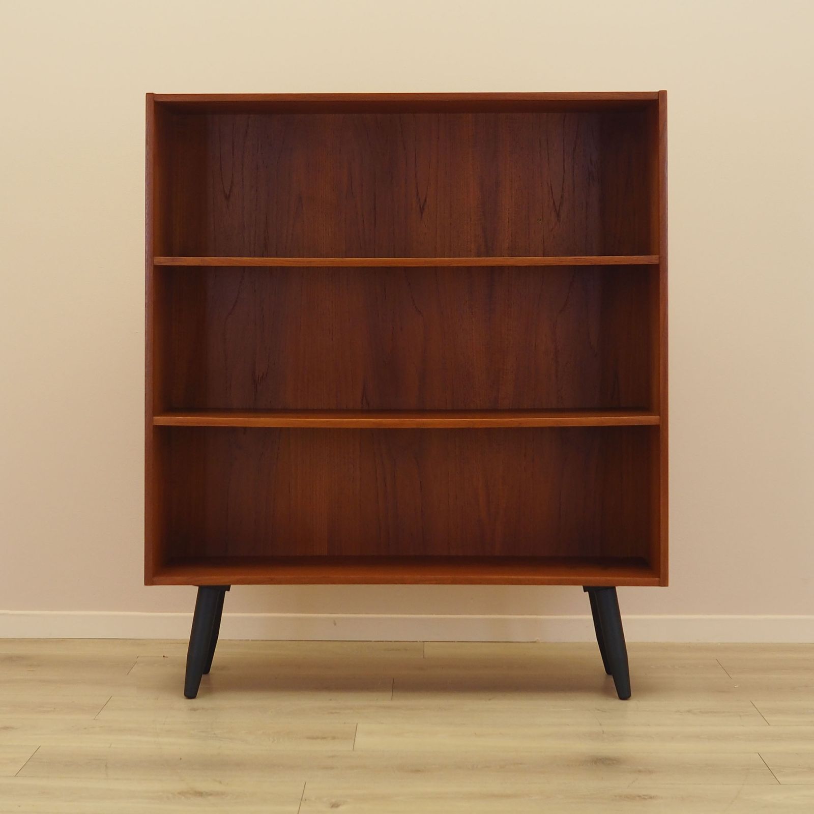 Teakhouten boekenkast, Deens design, jaren 1970, geproduceerd door Clausen & Søn photo furniture