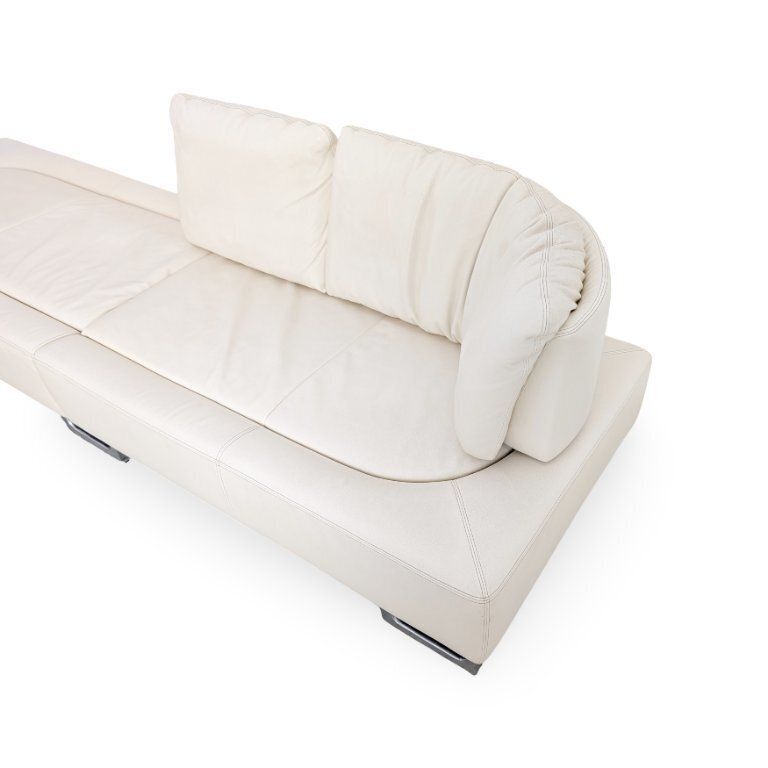 photo for sale Canapé d'angle modulable De Sede DS 165 en cuir crème
