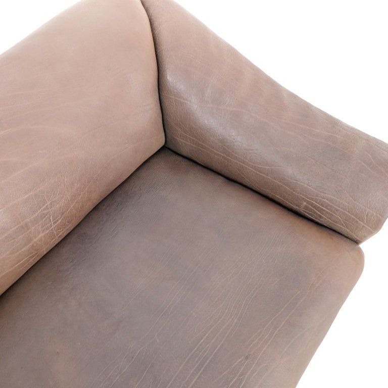 photo for sale Original De Sede Ds 47 Sofa Couch Two Seater Leather Design Brown